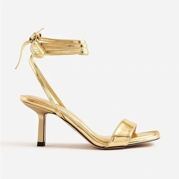 J Crew Leni made-in-Spain lace-up sandals in leather CA039